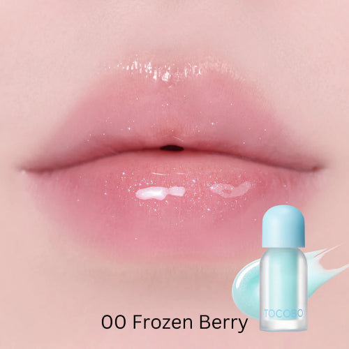 LIP OIL PLUMPING JUICY BERRY 00 FROZEN BERRY - TOCOBO - Adrissa Beauty - Maquillaje