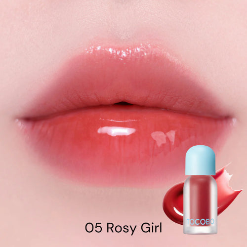 LIP OIL PLUMPING JUICY BERRY 05 ROSY GIRL - TOCOBO - Adrissa Beauty - Maquillaje