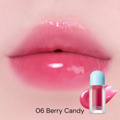 LIP OIL PLUMPING JUICY BERRY 06 BERRY CANDY - TOCOBO - Adrissa Beauty - Maquillaje