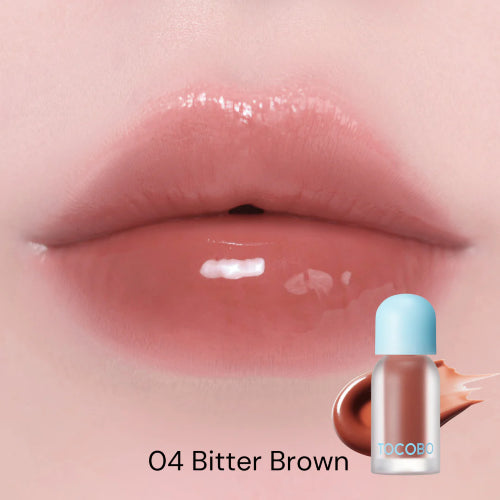 LIP OIL PLUMPING JUICY BERRY 04 BITTER BROWN - TOCOBO - Adrissa Beauty - Maquillaje