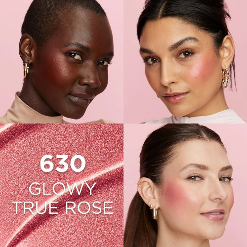 RUBOR LUMI LE LIQUID BLUSH DEWY TRUE ROSE 630 - LOREAL - Adrissa Beauty - Maquillaje
