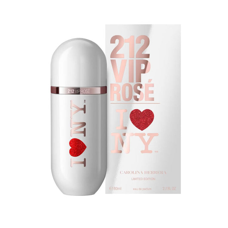 212 VIP ROSE I LOVE NY EDITION 80ML D - CAROLINA HERRERA - Adrissa Beauty -