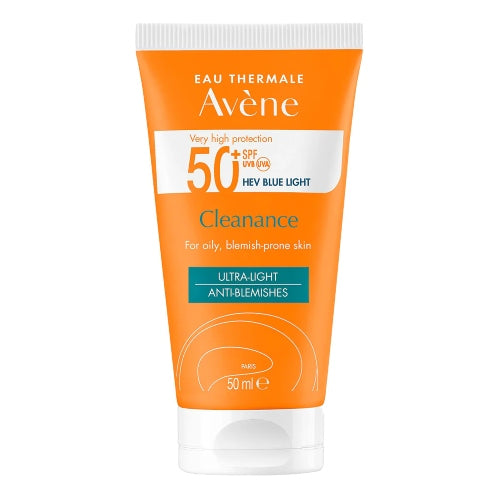 PROTECTOR SOLAR CLEANANCE PIELES GRASAS SPF50 50ML - AVENE - Adrissa Beauty - Protector solar
