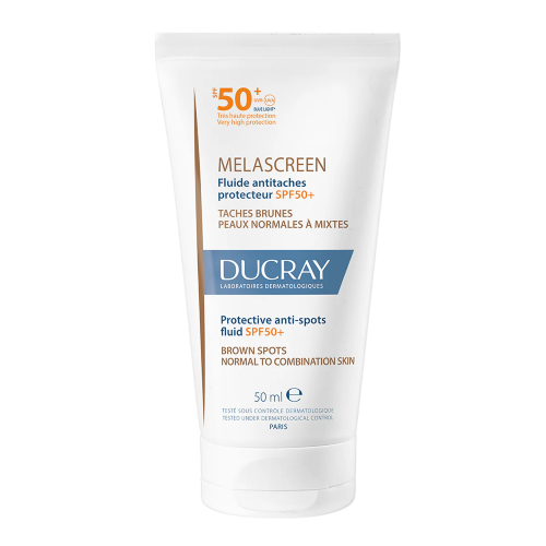 PROTECTOR SOLAR MELASCREEN FLUIDO ANTI MANCHAS SPF50 50ML - DUCRAY - Adrissa Beauty - Protector solar