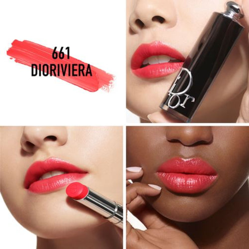 LABIAL DIOR ADDICT SHINE LIPSTICK 661 DIORIVIERA - DIOR - Adrissa Beauty - Maquillaje