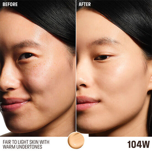 BASE HD SKIN BALANCING AND PERFECTING 104W SILK - MAKEUP FOR EVER - Adrissa Beauty - Maquillaje