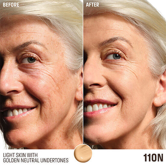 BASE HD SKIN BALANCING AND PERFECTING 110N TRAVERTINE - MAKEUP FOR EVER - Adrissa Beauty - Maquillaje