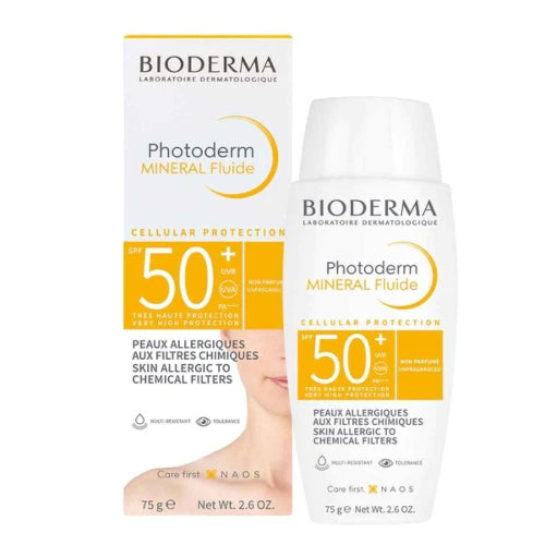 PROTECTOR SOLAR PHOTODERM MINERAL SPF50 75GR - BIODERMA - Adrissa Beauty - Cuidado de la piel