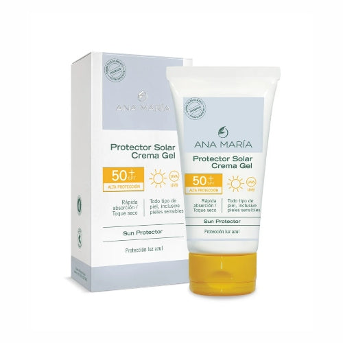 PROTECTOR SOLAR CREMA GEL TOQUE SECO SPF50 50GR - ANA MARIA - Adrissa Beauty - Protector solar