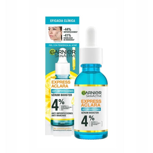 SERUM BOOSTER ANTI IMPERFECCIONES 4% VITAMINA C 30ML - GARNIER - Adrissa Beauty - Cuidado de la piel