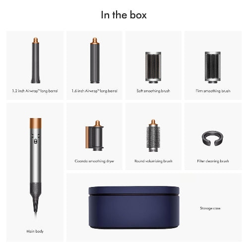 DYSON AIRWRAP GREY 6PZAS - DYSON - Adrissa Beauty - Cuidado capilar