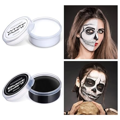 DUO PINTURA BLANCO Y NEGRO CORPORAL - BOBISUKA - Adrissa Beauty -