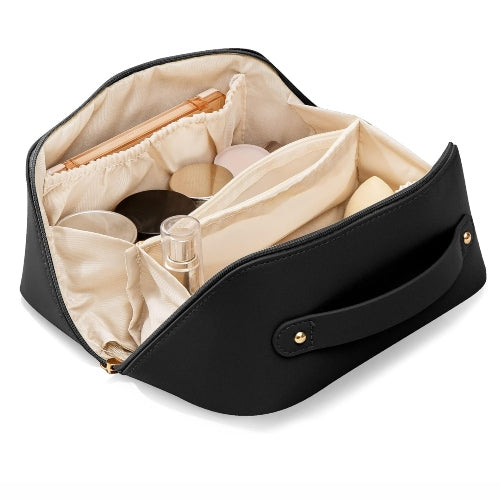 BOLSO VIAJERO MAKE UP SASCHA WATERPROOF NEGRO - EACHY - Adrissa Beauty - Bolsos, billeteras y estuches