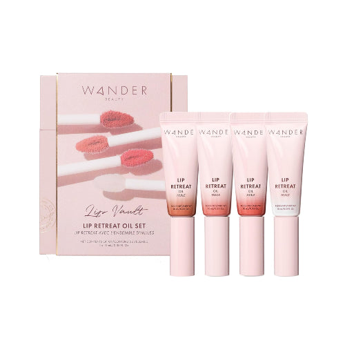 SET LABIALES LIP RETREAT 4PZAS - WANDER BEAUTY - Adrissa Beauty - maquillaje