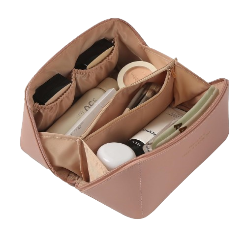 BOLSO VIAJERO MAKE UP SASCHA WATERPROOF ROSA - EACHY - Adrissa Beauty - Bolsos, billeteras y estuches