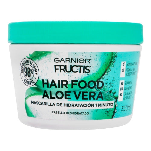 MASCARILLA HAIR FOOD ALOE VERA 350ML - GARNIER - Adrissa Beauty -