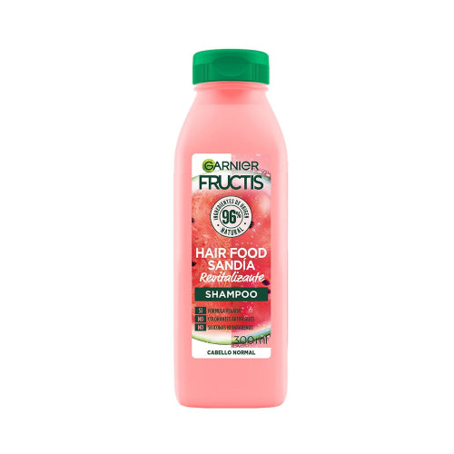 SHAMPOO HAIR FOOD SANDIA 300ML - GARNIER - Adrissa Beauty - Cuidado capilar