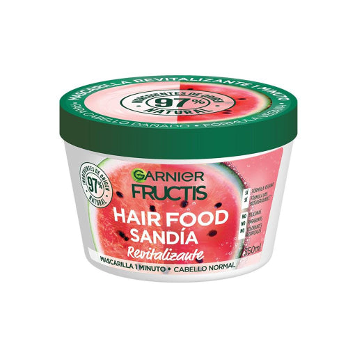 MASCARILLA HAIR FOOD SANDIA 350ML - GARNIER - Adrissa Beauty - Cuidado capilar