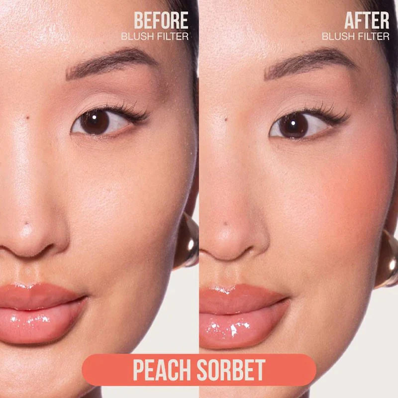 RUBOR BLUSH FILTER PEACH SORBET 4.5ML - HUDA BEAUTY - Adrissa Beauty - Maquillaje de rostro