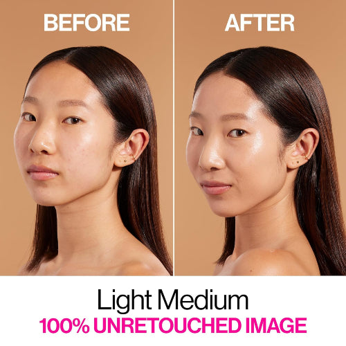 BASE BAREFOCUS NIACINAMIDE 5% SKIN TINT LIGHT MEDIUM 32ML - WET N WILD - Adrissa Beauty - maquillaje