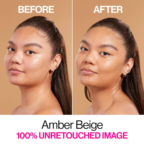 BASE BAREFOCUS NIACINAMIDE 5% SKIN TINT AMBER BEIGE 32ML - WET N WILD - Adrissa Beauty - Maquillaje