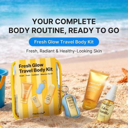 KIT FRESH GLOW TRAVEL BODY 4PZAS