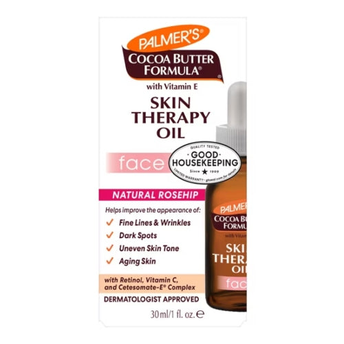 ACEITE FACIAL DE ROSA MOSQUETA 30ML - PALMERS - Adrissa Beauty -
