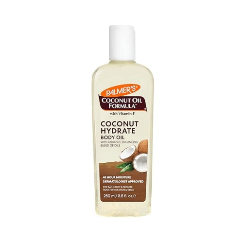 ACEITE HIDRATANTE VITAMINA E COCONUT 250ML - PALMERS - Adrissa Beauty -