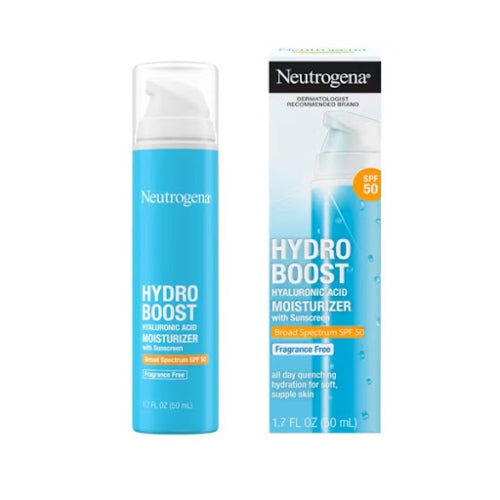 ACIDO HIALURONICO HYDRO BOOST + PROTECTOR SPF50 50ML - NEUTROGENA - Adrissa Beauty - Cuidado de la piel