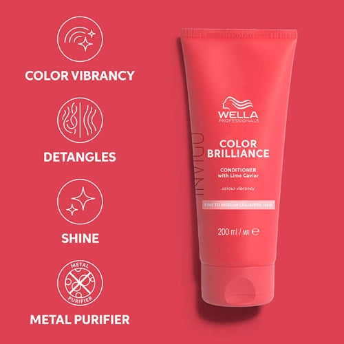 ACONDICIONADOR INVIGO COLOR BRILLIANCE 200ML - WELLA - Adrissa Beauty - Cuidado capilar