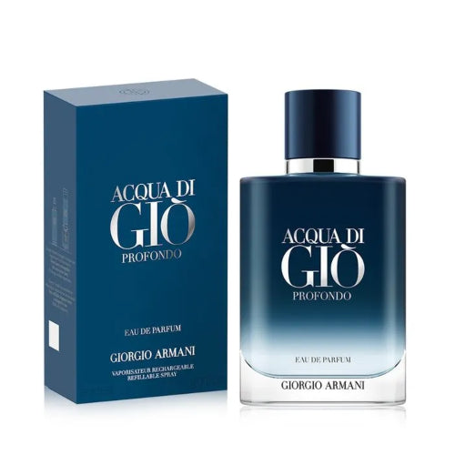 ACQUA DI GIO PROFONDO 100ML C - GIORGIO ARMANI - Adrissa Beauty - Perfume y colonias