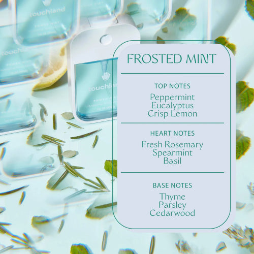 ANTIBACTERIAL POWER MIST FROSTED MINT - TOUCHLAND - Adrissa Beauty - ANTI-BACTERIAL