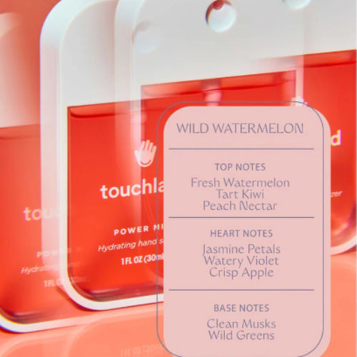 ANTIBACTERIAL POWER MIST WILD WATERMELON - TOUCHLAND - Adrissa Beauty - ANTI-BACTERIAL