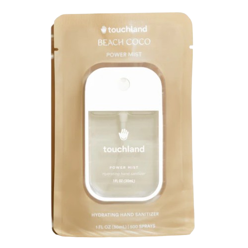 ANTIBACTERIAL POWER MIST BEACH COCO - TOUCHLAND - Adrissa Beauty - ANTI-BACTERIAL