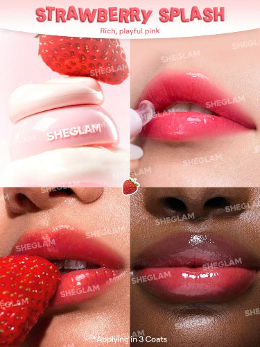 BALSAMO HYDRA JELLY POCKET STRAWBERRY SPLASH - SHEGLAM - Adrissa Beauty - Maquillaje