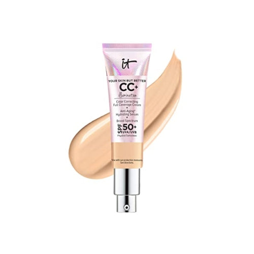 BASE CC ILLUMINATION 32ML MEDIUM - IT COSMETICS - Adrissa Beauty -