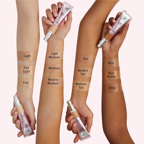 BASE CC ILLUMINATION 32ML MEDIUM - IT COSMETICS - Adrissa Beauty -