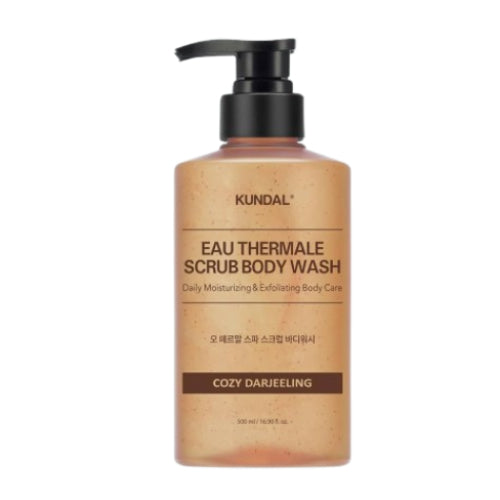 BODY WASH EAU THERMALE SCRUB COZY DARJEELING 500ML - KUNDAL - Adrissa Beauty - Gel de ducha en baño y cuidado personal