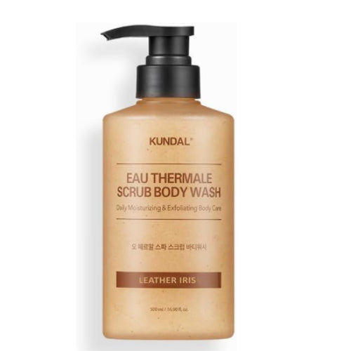 BODY WASH EAU THERMALE SCRUB LEATHER IRISH 500ML