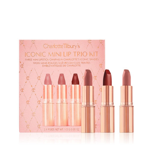 SET LABIALES ICONIC 3PZAS - CHARLOTTE TILBURY - Adrissa Beauty - Maquillaje