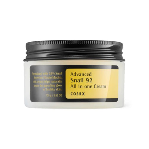 CREMA ALL IN ONE ADVANCED SNAIL 92 100GR - COSRX - Adrissa Beauty - Cuidado de la piel