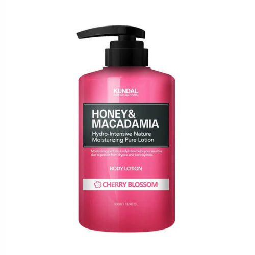 CREMA CORPORAL HONEY & MACADAMIA CHERRY BLOSSOM 500ML - KUNDAL - Adrissa Beauty - Cuidado de la piel