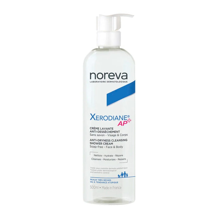 CREMA DE BAÑO XERODIANE AP+ PIEL SECA 500ML - NOREVA - Adrissa Beauty - Cuidado de la piel