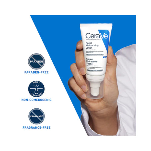 CREMA FACIAL NOCHE NORMAL A SECA 52ML - CERAVE - Adrissa Beauty - Cuidado de la piel
