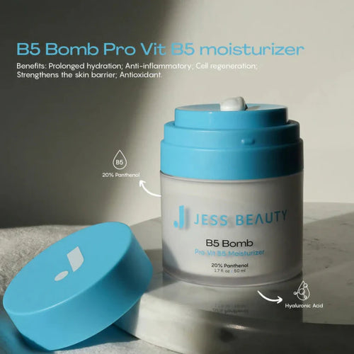 CREMA HIDRATANTE B5 BOMB 20 PANTHENOL 50ML - JESS BEAUTY - Adrissa Beauty - Cuidado de la piel