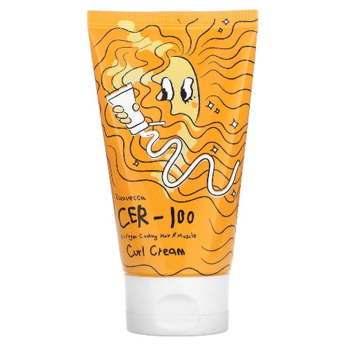 CREMA PARA RIZOS CON COLAGENO CER-100 120ML - ELIZAVECCA - Adrissa Beauty -