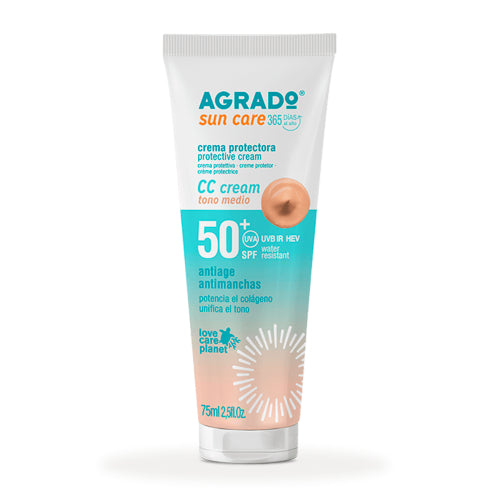 CREMA PROTECTORA FACIAL ANTIMANCHA CON COLOR SPF 50+ 75ML