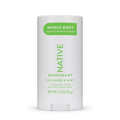 DESODORANTE CORPORAL CUCUMBER & MINT 65GR - NATIVE - Adrissa Beauty - desodorante