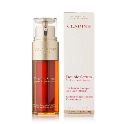 DOUBLE SERUM COMPLETE AGE CONTROL CONCETRATE 50ML - CLARINS - Adrissa Beauty -