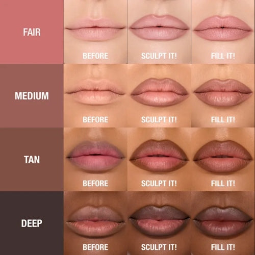 DUO DELINEADOR LIP CHEAT CONTOUR MEDIUM MEDIUM - CHARLOTTE TILBURY - Adrissa Beauty - Maquillaje